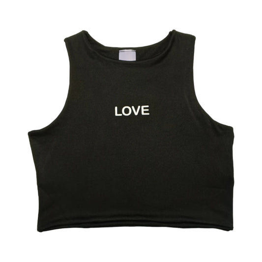 Blusa love negra