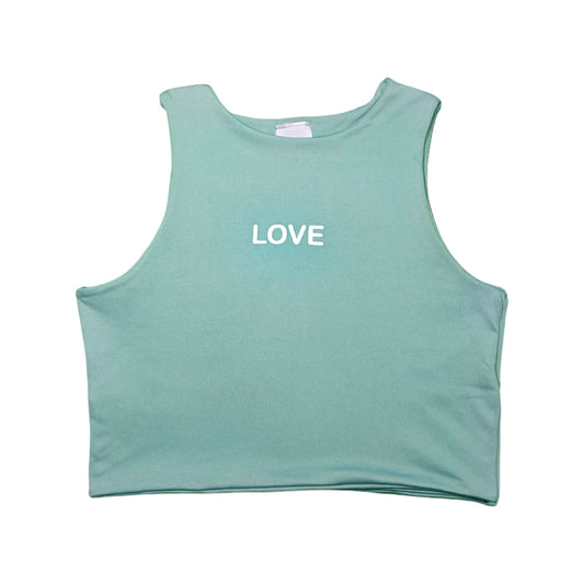 Blusa love verde